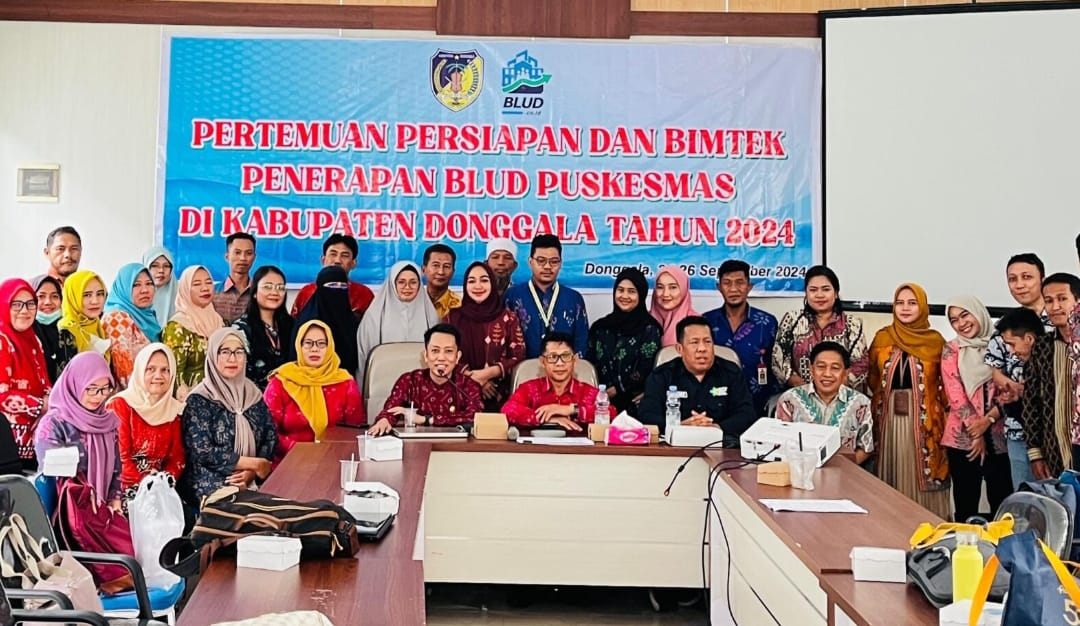 Dinkes Donggala Gelar Bimtek Penerapan BLUD Puskesmas 2024