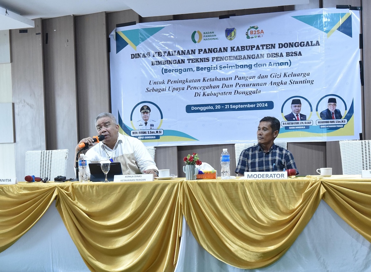 Dinas Ketapang Bangun Kesadaran Pangan Bergizi di Donggala Melalui Bimtek