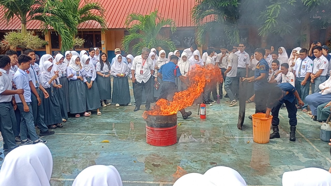 Modul Pelatihan Kebakaran mendapat Respon Baik dari Pihak Sekolah