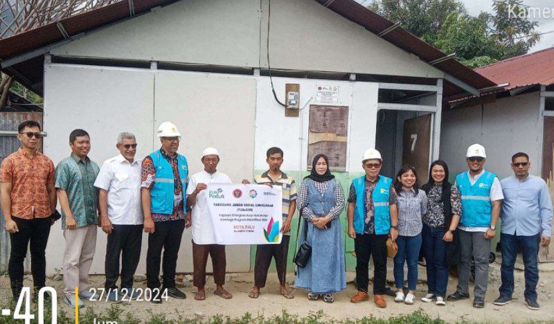 161 Rumah di Sulteng dapat Bantuan pemasangan KWH dan Pulsa Listrik dari PLN Sinergi BNPT