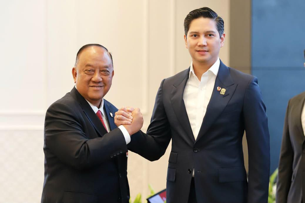 Ketum KONI Pusat, Lantik Ketum DPP Perbasi Budisatrio Djiwandono