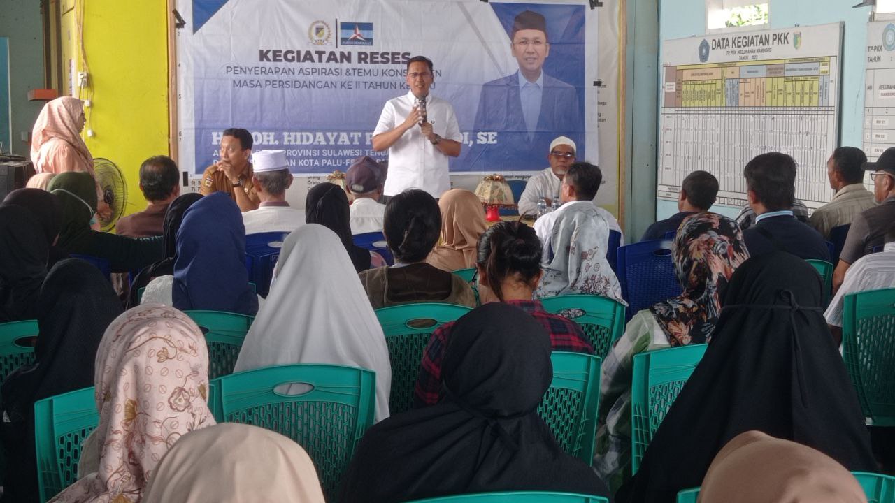 Serap Aspirasi Warga Mamboro, Hidayat Pakamundi berterima kasih