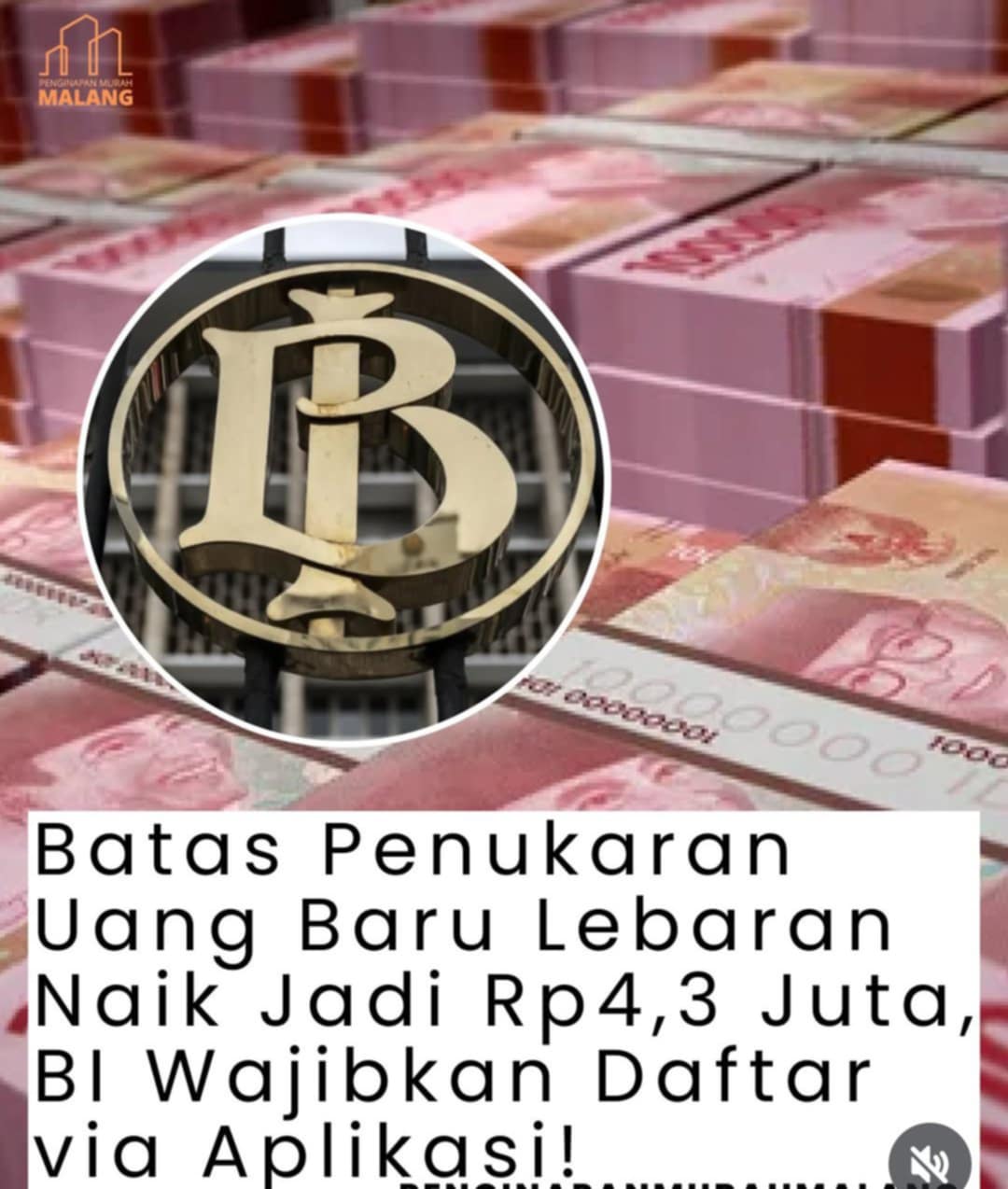 Mulai 3 Maret, BI Siapkan Rp.180,9 Triliun untuk Penukaran Uang
