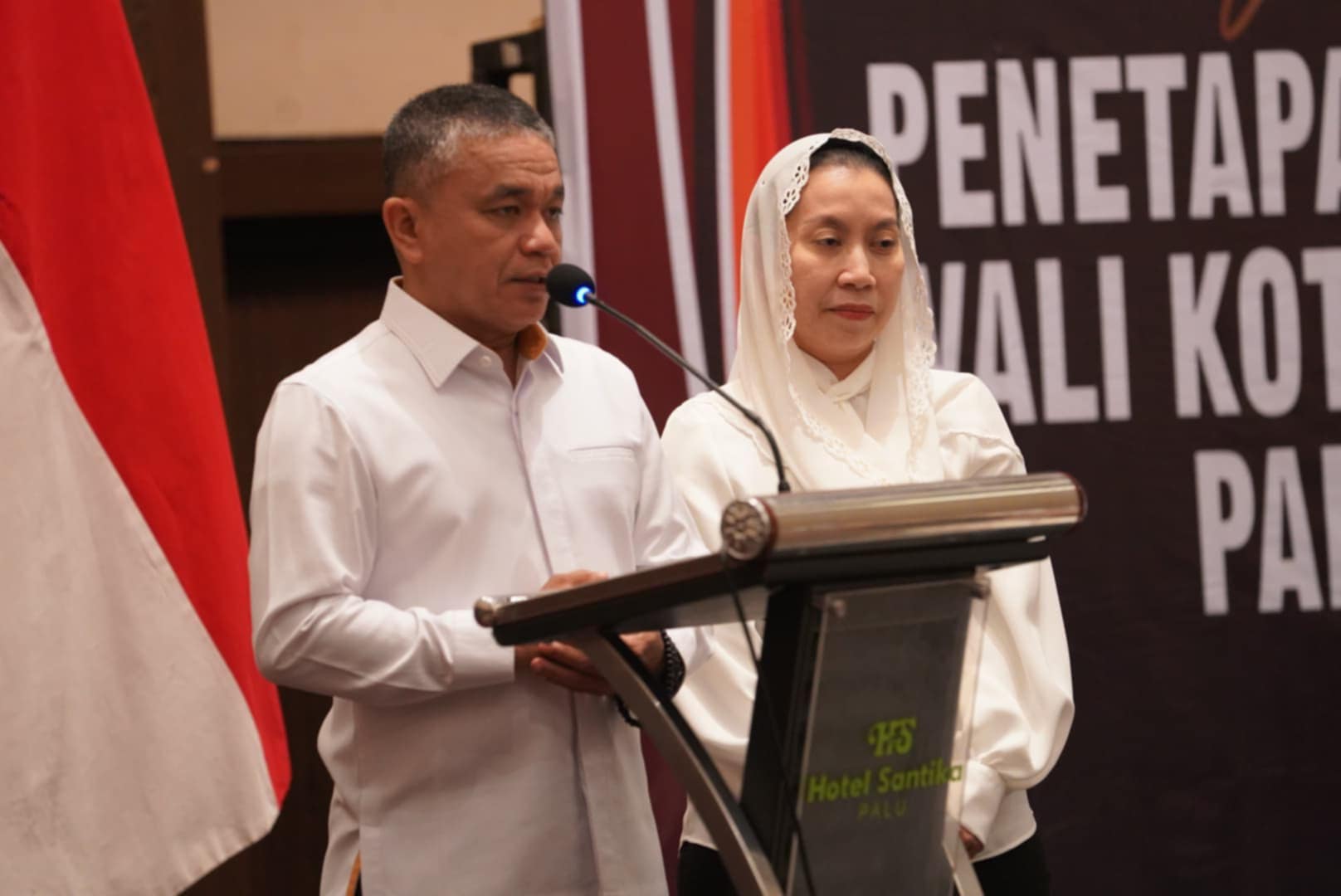 KPU Palu Tetapkan Hadi – Imelda sebagai Wali Kota dan Wakil Wali Kota Terpilih