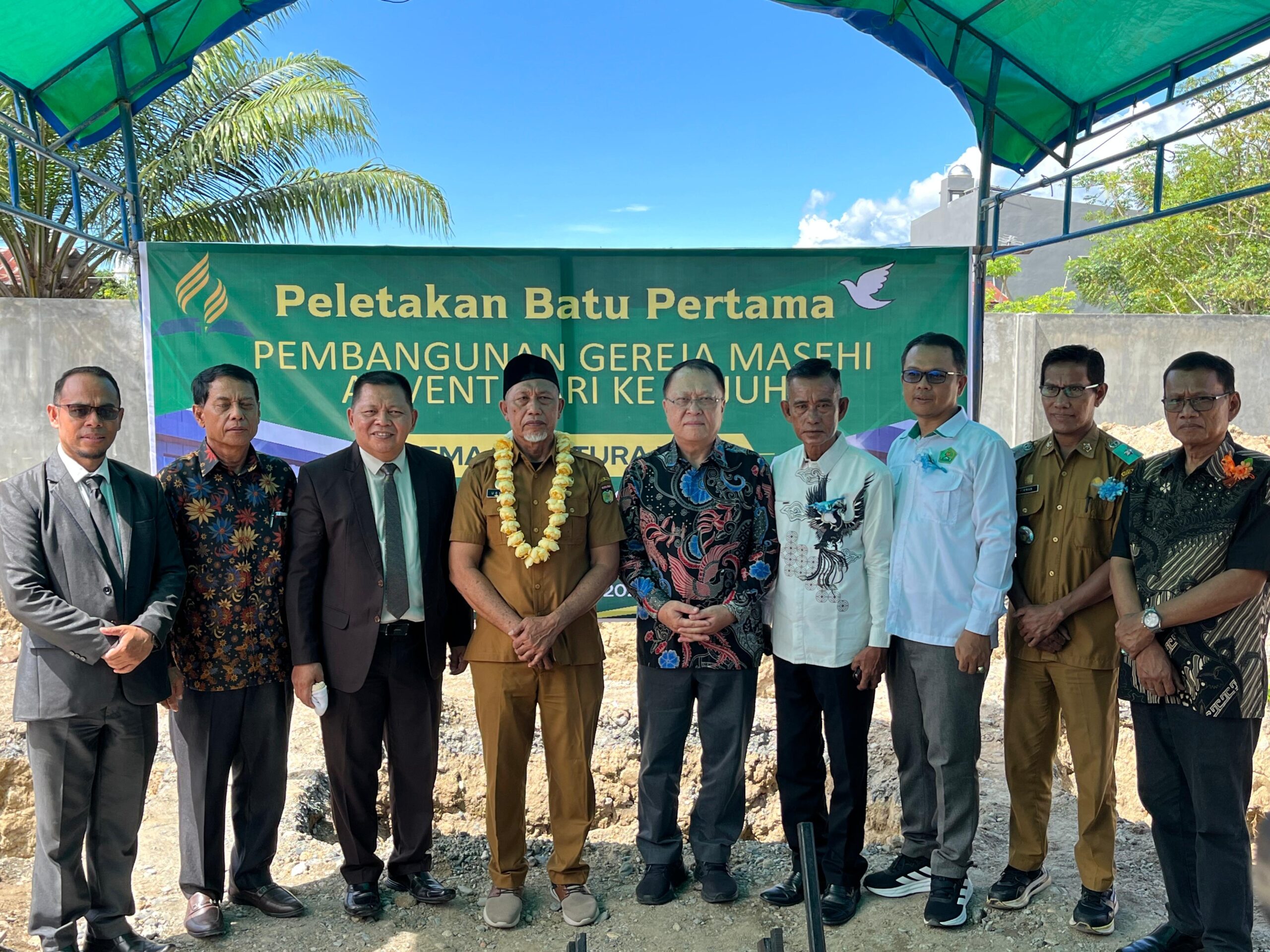 Pembangunan GMAHK Jemaat Tatura Kota Palu dimulai