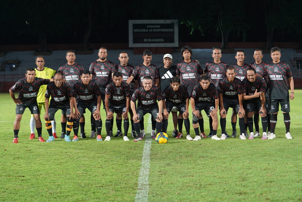 Jajal Persebaya Legend Tim ASN Kota Palu Kalah Tipis