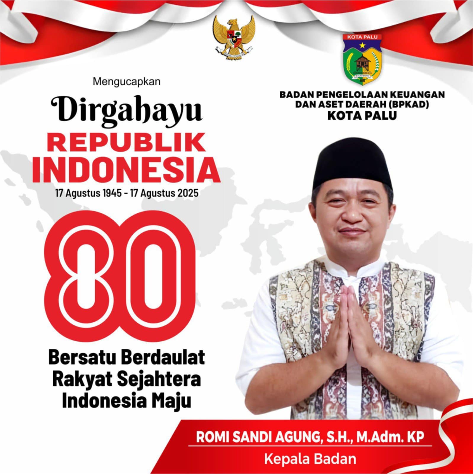 Iklan HUT RI  ke 80 Tahun