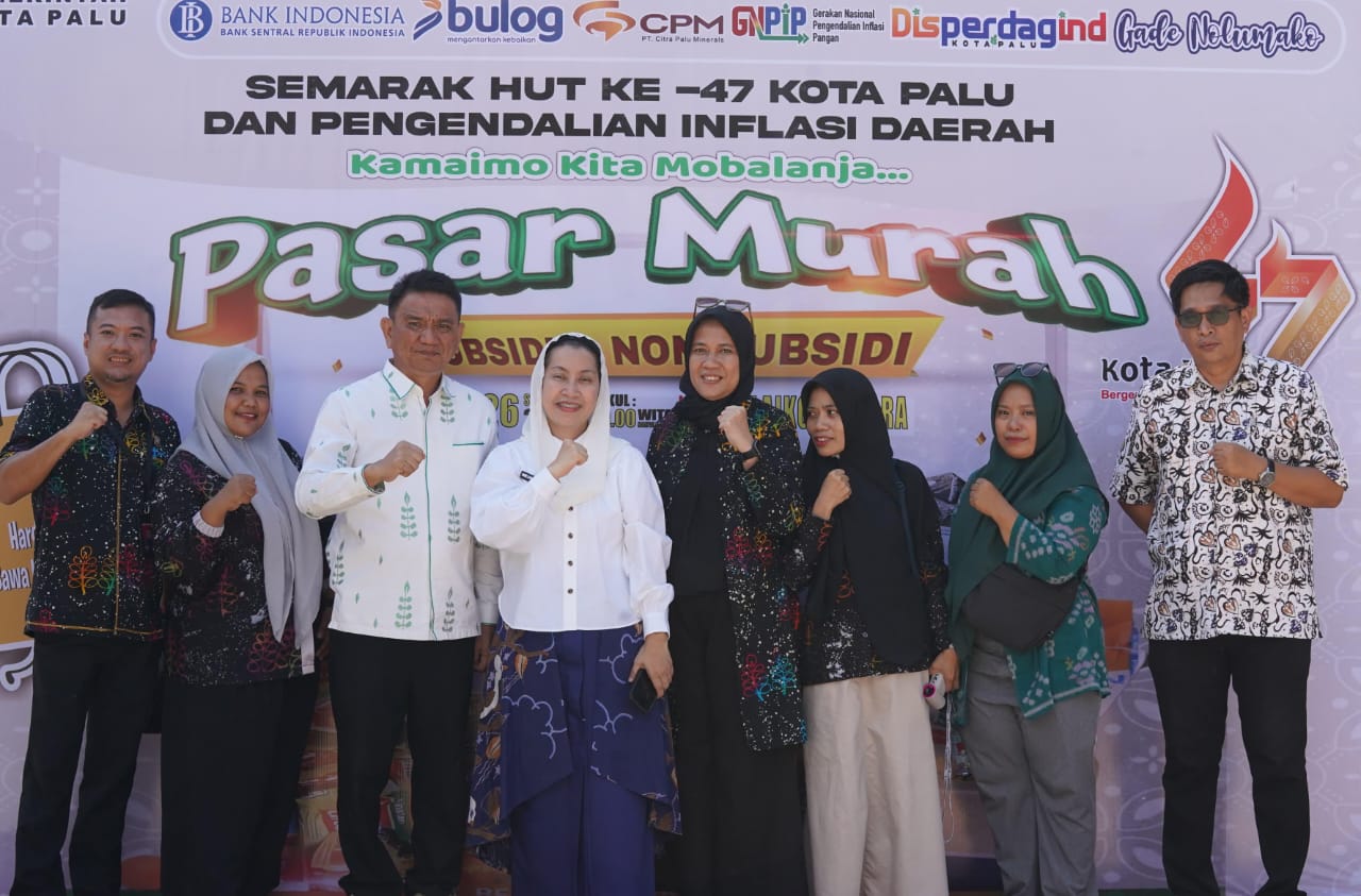 Wawali buka Pasar Murah di gagas Perindag Palu selama 2 hari