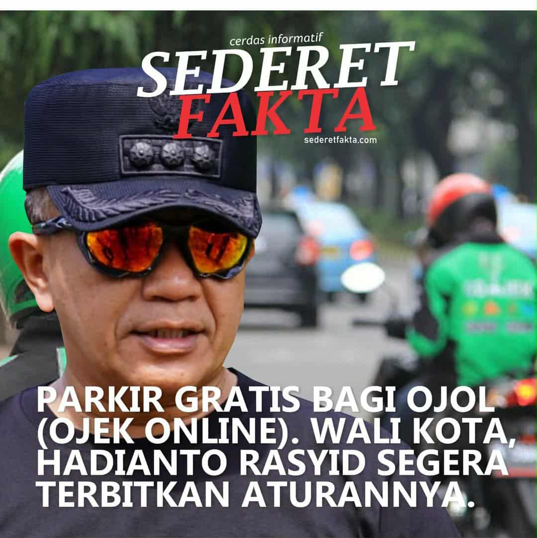 Wali Kota Palu Terapkan Parkir Gratis bagi Ojek Online