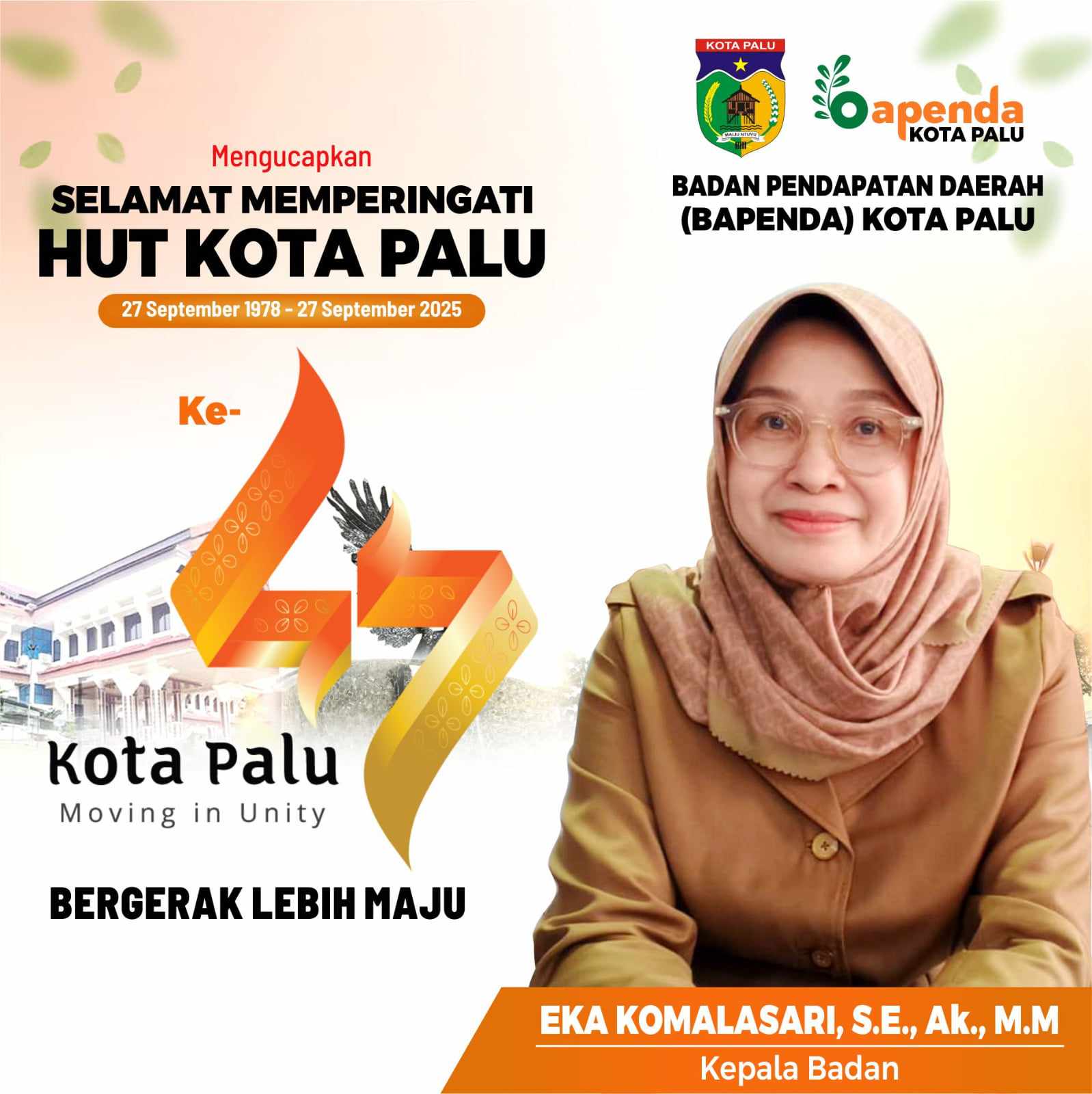 Iklan HUT Kota Palu ke 47 Tahun 2025
