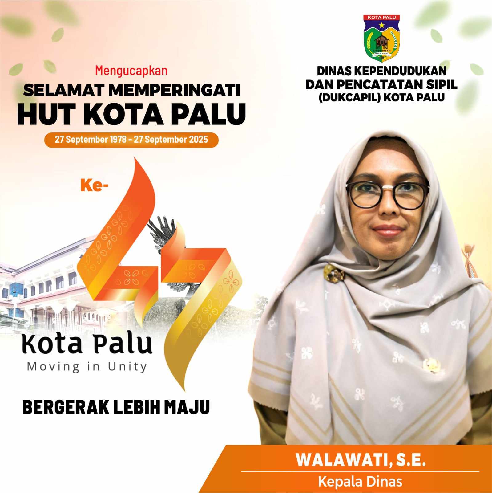 Iklan HUT Kota Palu ke 47 Tahun 2025