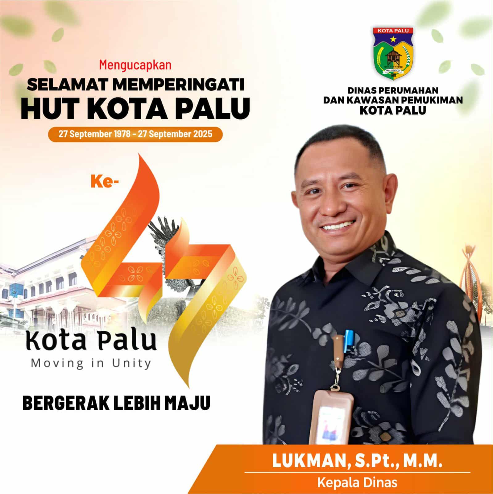 Iklan HUT Kota Palu ke 47 Tahun 2025