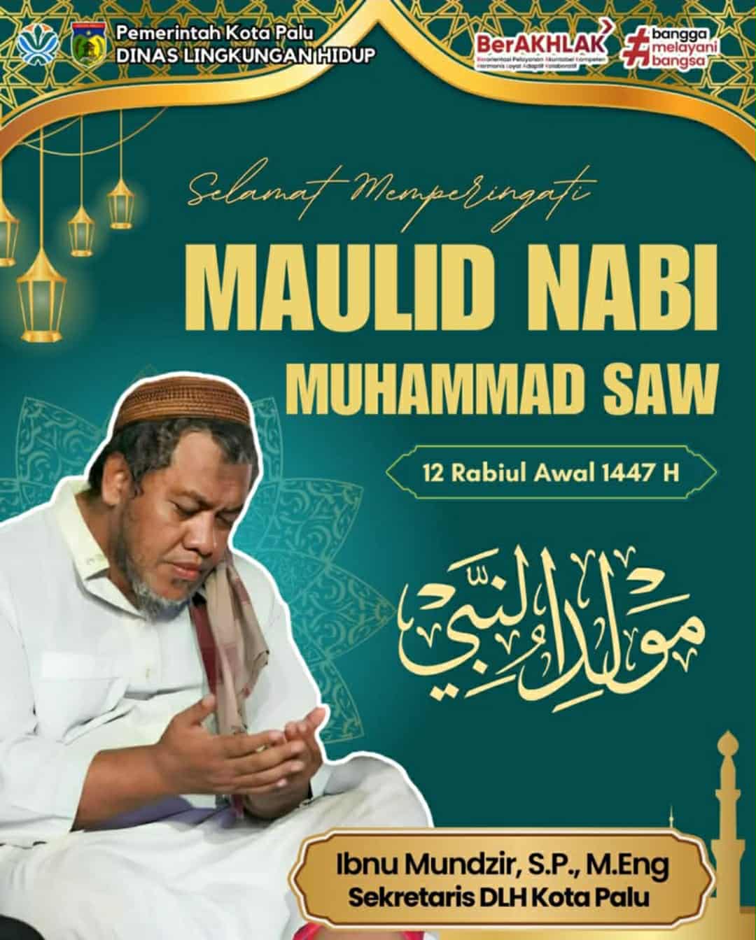 Sekretaris Dinas Lingkungan Hidup Kota Palu Ibnu Mundzir, SP.,M.Eng