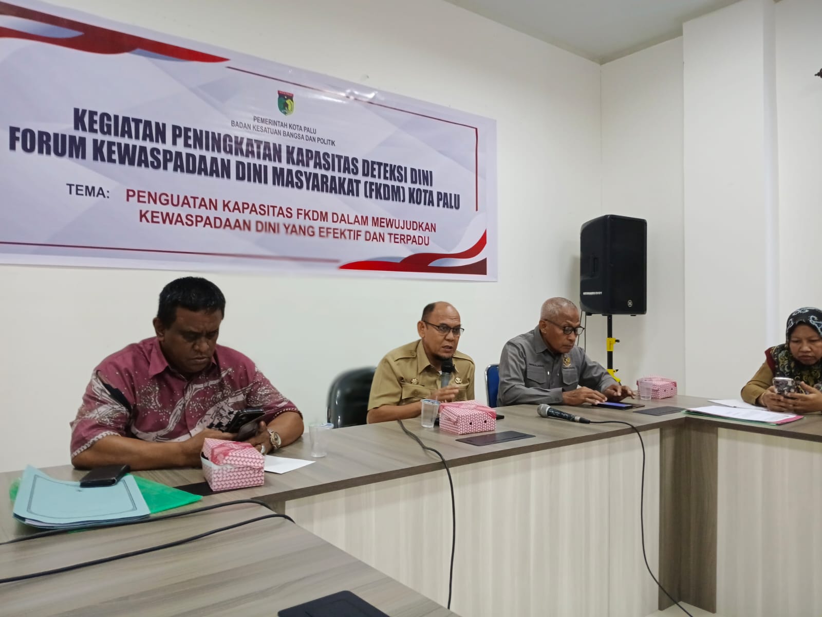 Kesbangpol Palu Gelar Kegiatan Peningkatan Kapasitas Kewaspadaan dini tahap 1