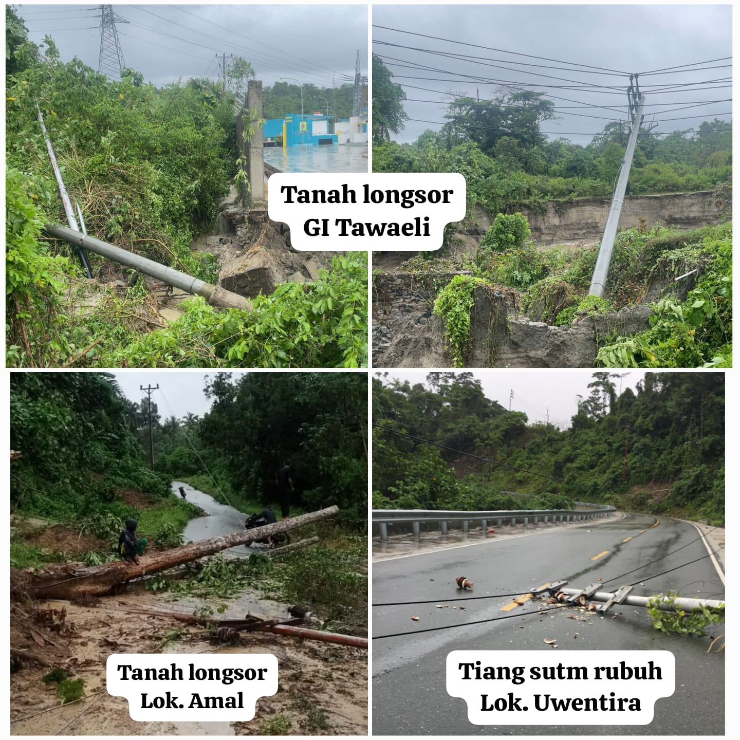 PLN UP3 Palu Bergerak Cepat Pulihkan Jaringan Listrik Akibat Longsor dan Banjir di Sekitar Gardu Induk Tawaeli