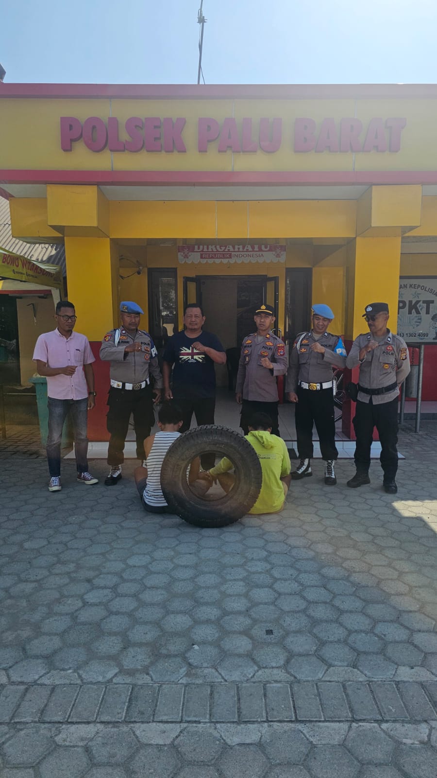Polsek Palu Barat, Ringkus Residivis Pembobol Bengkel