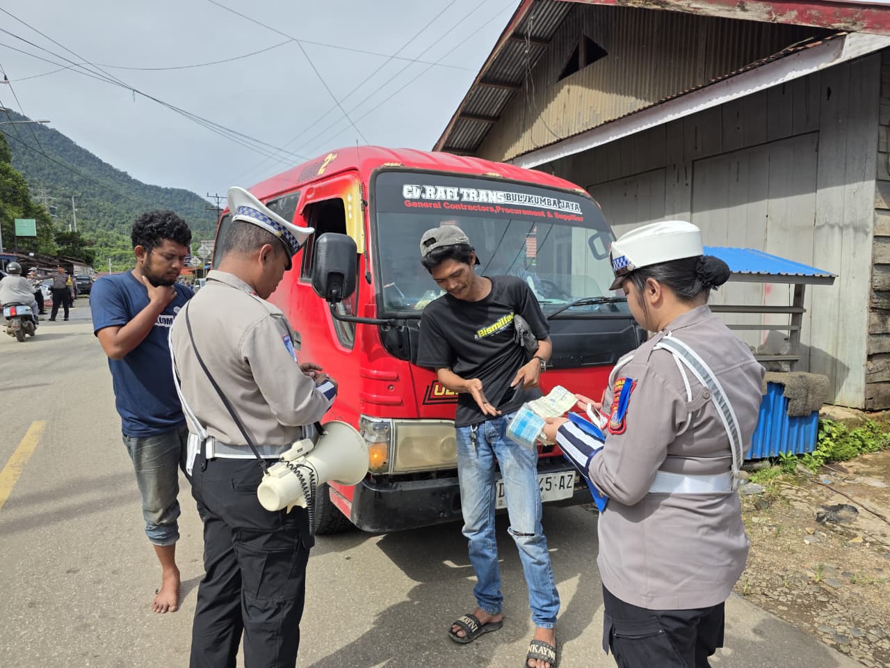 Satgas Ops Keselamatan “Tinombala” 2026 Polres Morut Gelar Ramp Check