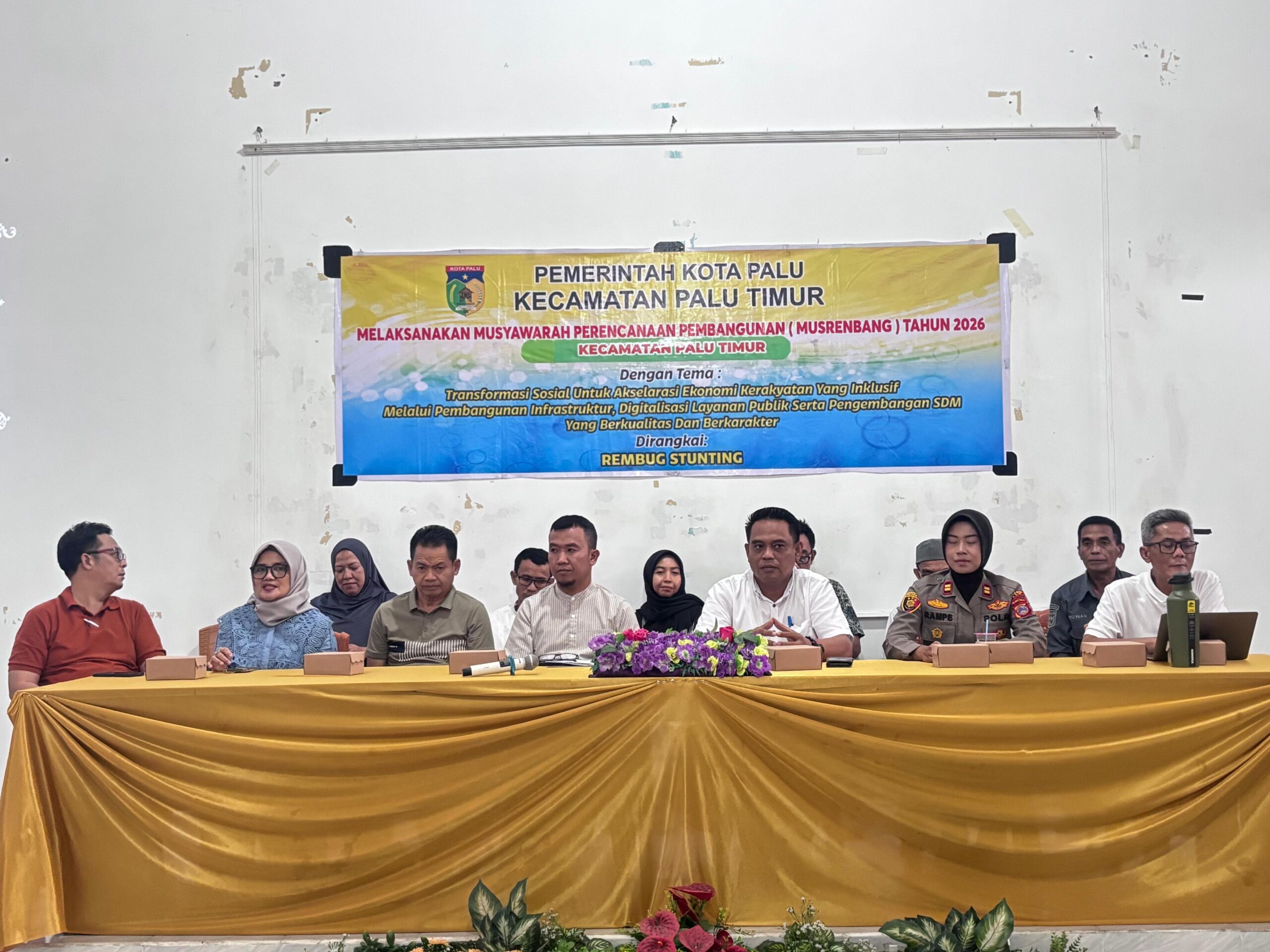 Kecamatan Palu Timur Gelar Musrembang
