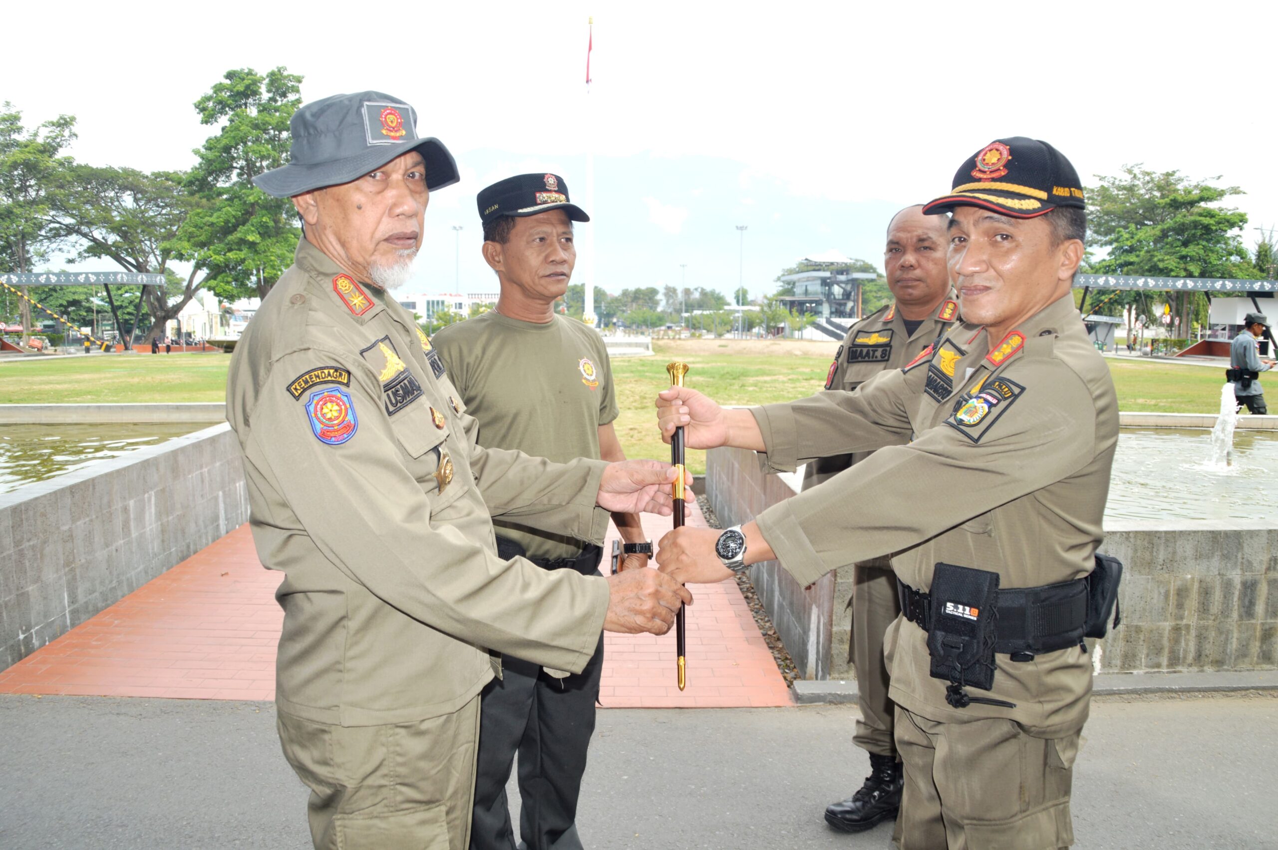 Personil Satpol PP kota Palu ikuti sejumlah Agenda di Kabupaten Toli Toli