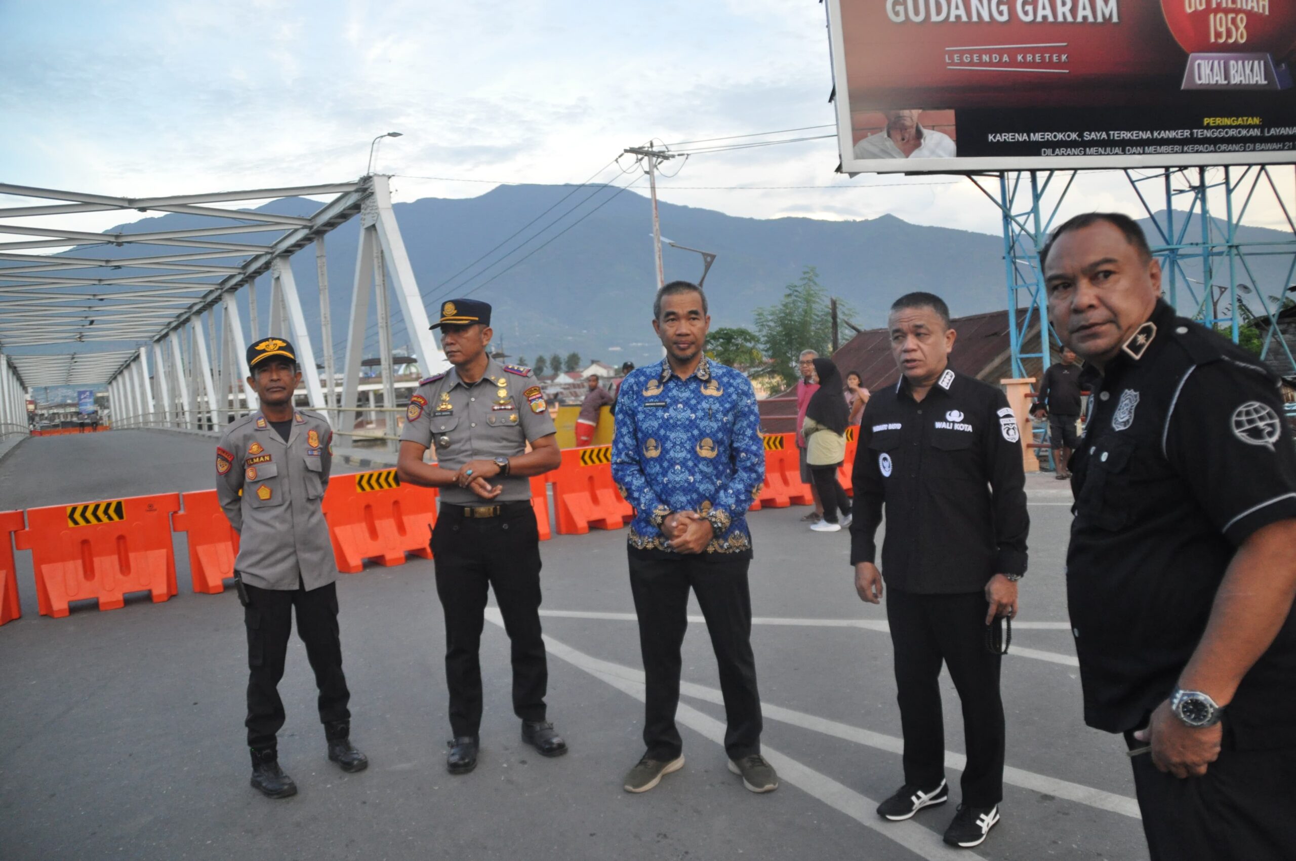 Wali Kota Palu Perintahkan Akses Jembatan 3 Kembali di Buka