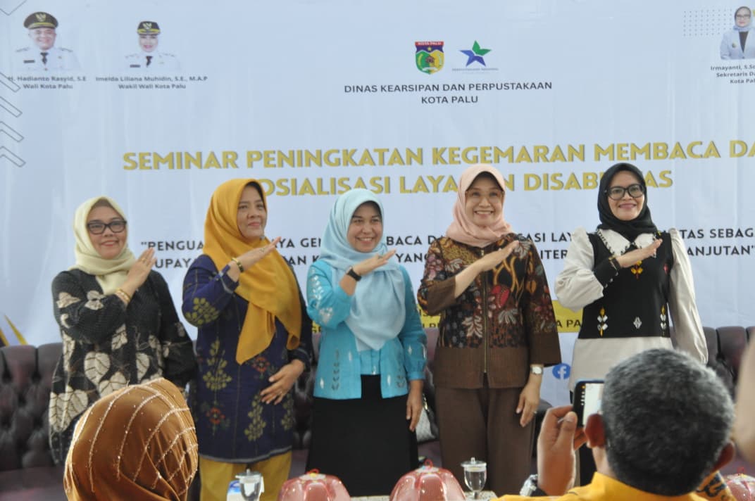 Diskarpus Palu Gelar Seminar Peningkatan Kegemaran Membaca dan Sosialisasi Layanan Disabilitas