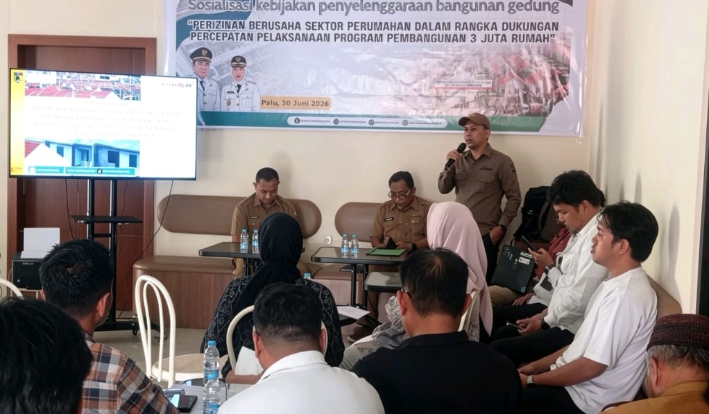 DPRP Kota Palu Sosialisasikan Kebijakan Perizinan dalam Program Pembangunan 3 juta Rumah