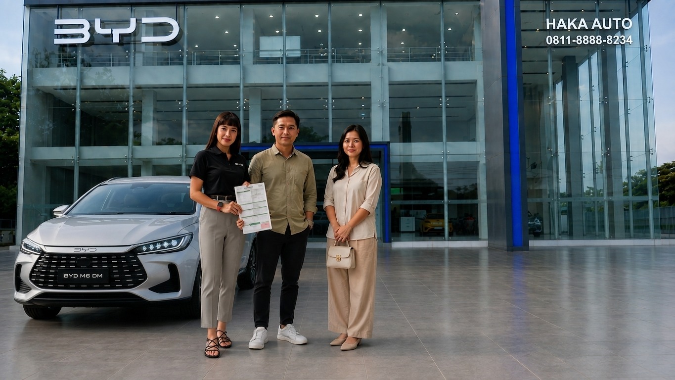 BYD M6 DM Magnet Baru MPV Keluarga yang Super Irit dan Tangguh